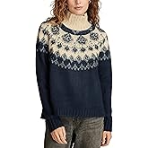 Lucky Brand Womens Fairisle Turtleneck