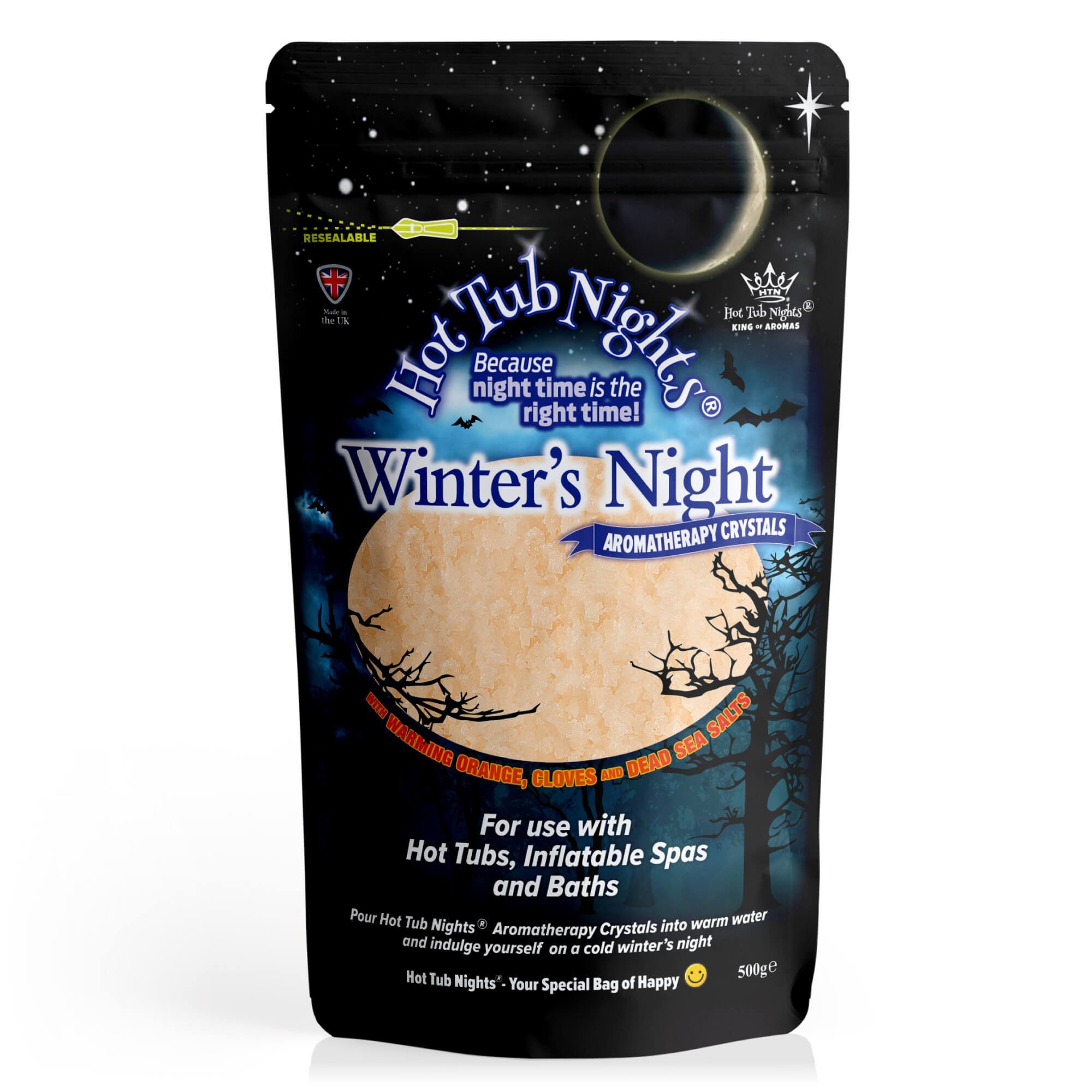 Hot Tub Nights (Winter's Night) Aromatherapy Crystals Vegan (500g)