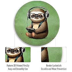 Funny Green Round Mouse Pad Mouse Pad for
