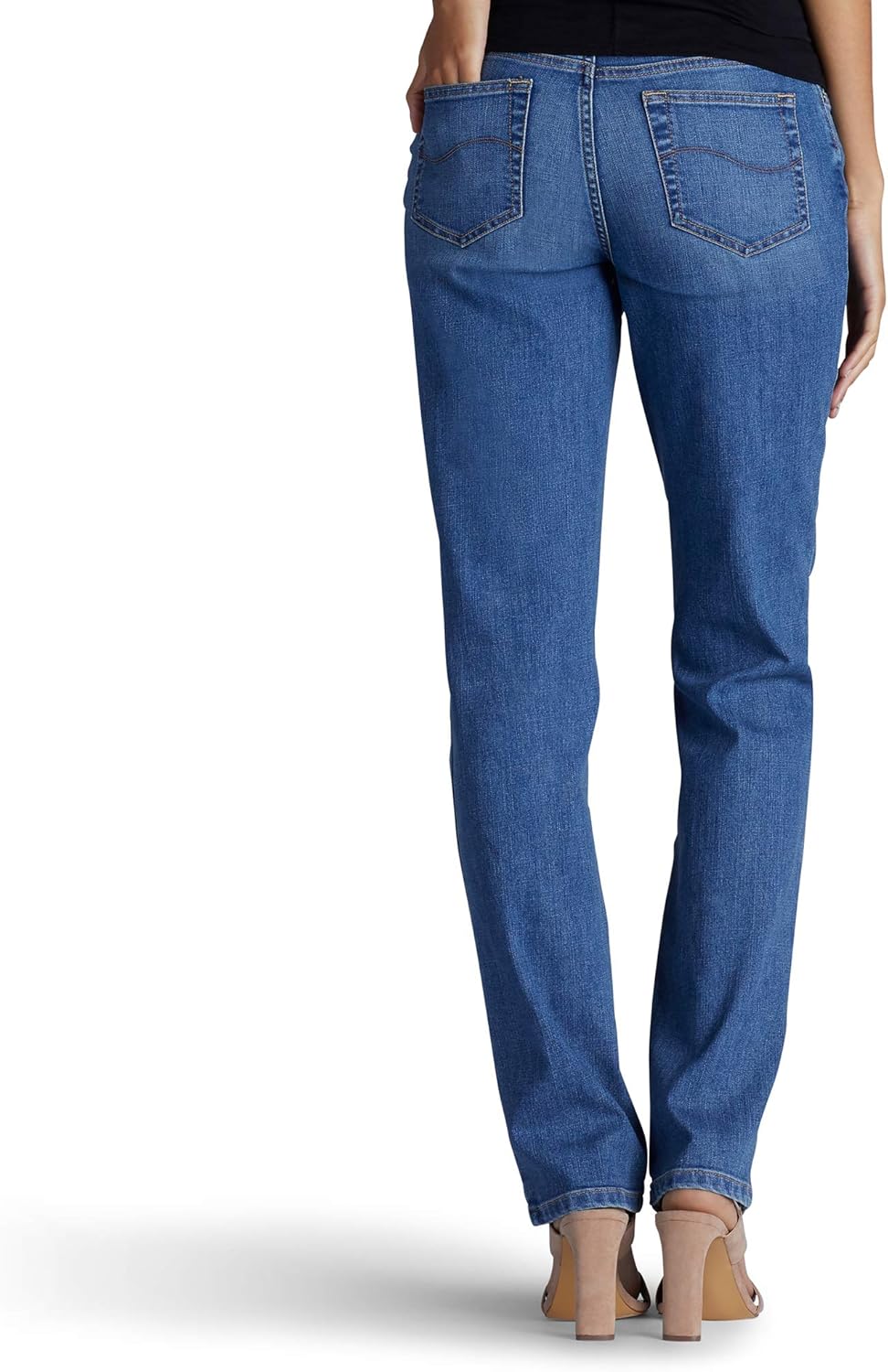 Lee Women's Relaxed Fit Straight-Leg Jean: Clothing