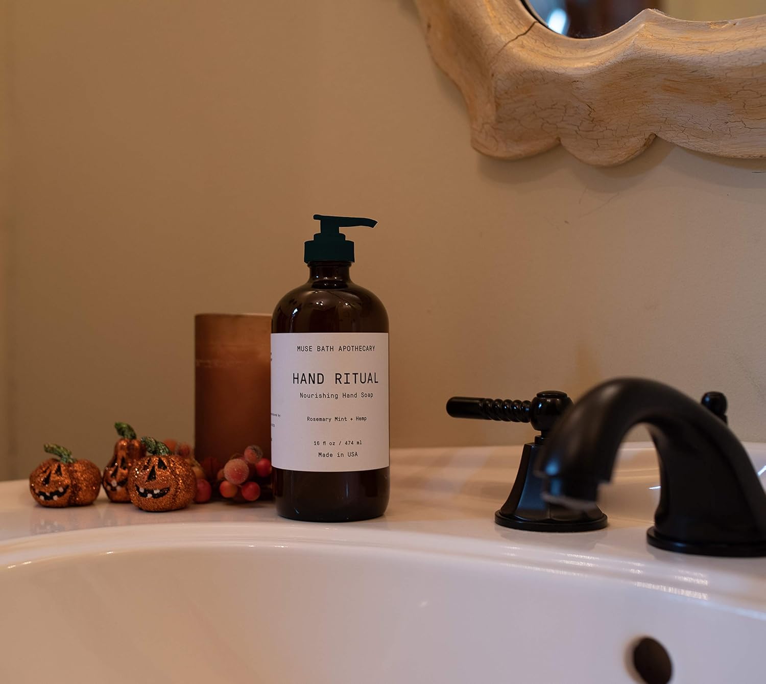 Muse Bath Apothecary Hand Ritual - Aromatic and Nourishing Hand Soap, 16 oz, Infused with Natural Essential Oils - Aloe + Eucalyptus + Lavender, 2 Pack : Beauty