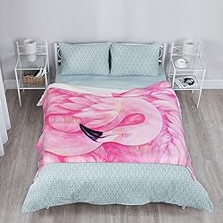 Duduho Pink Flamingo Bed Blanket Ultra Soft Throw