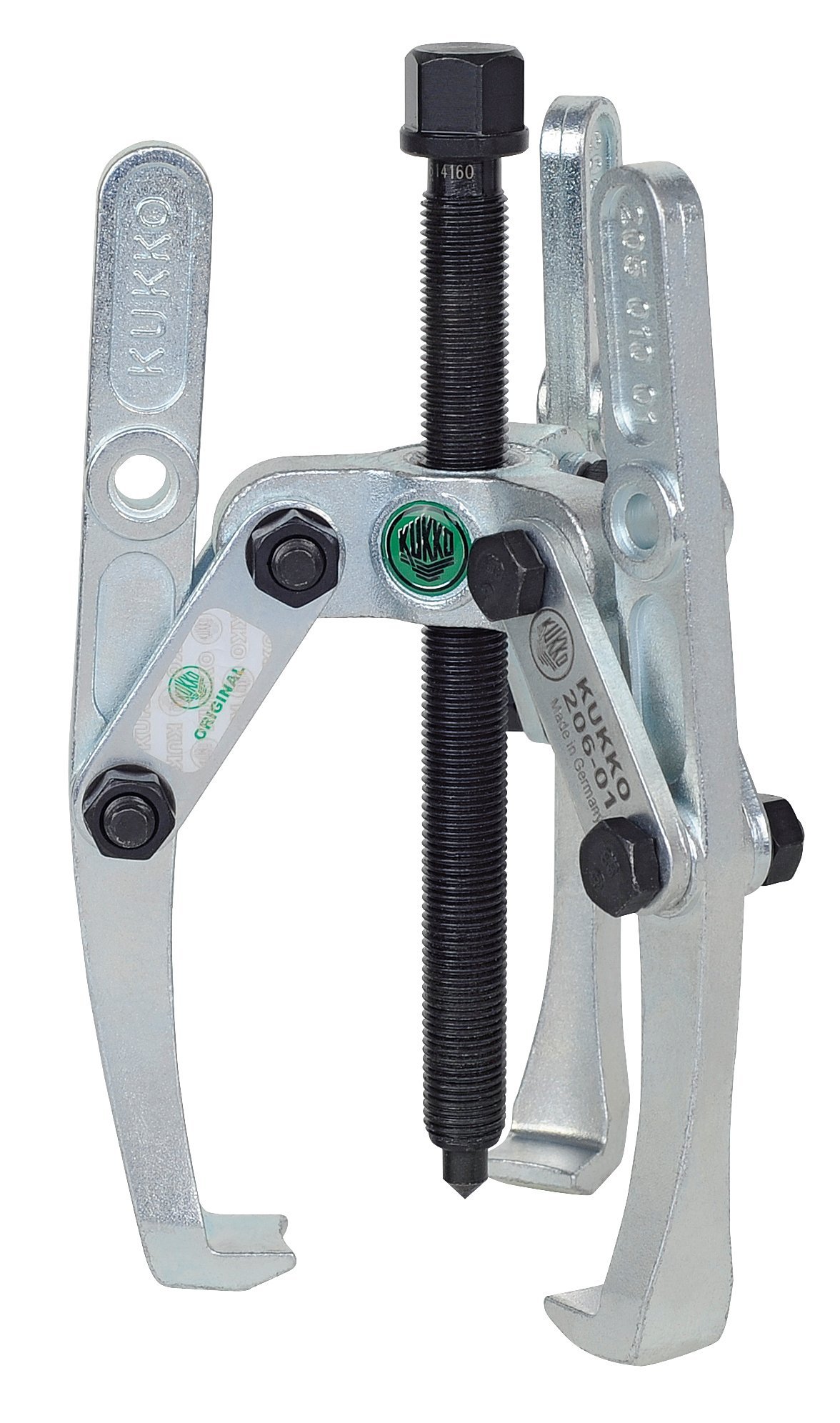 KUKKO 206-01 - Extractor de rodamientos de 3 Patas articuladas (150x150 mm)