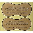 Adhesive Protective Hygiene Try On Stickers/Labels for Swimsuits, Swimwear and Lingerie. Panty Liner/Barrier (100, Eco-Friendly)
