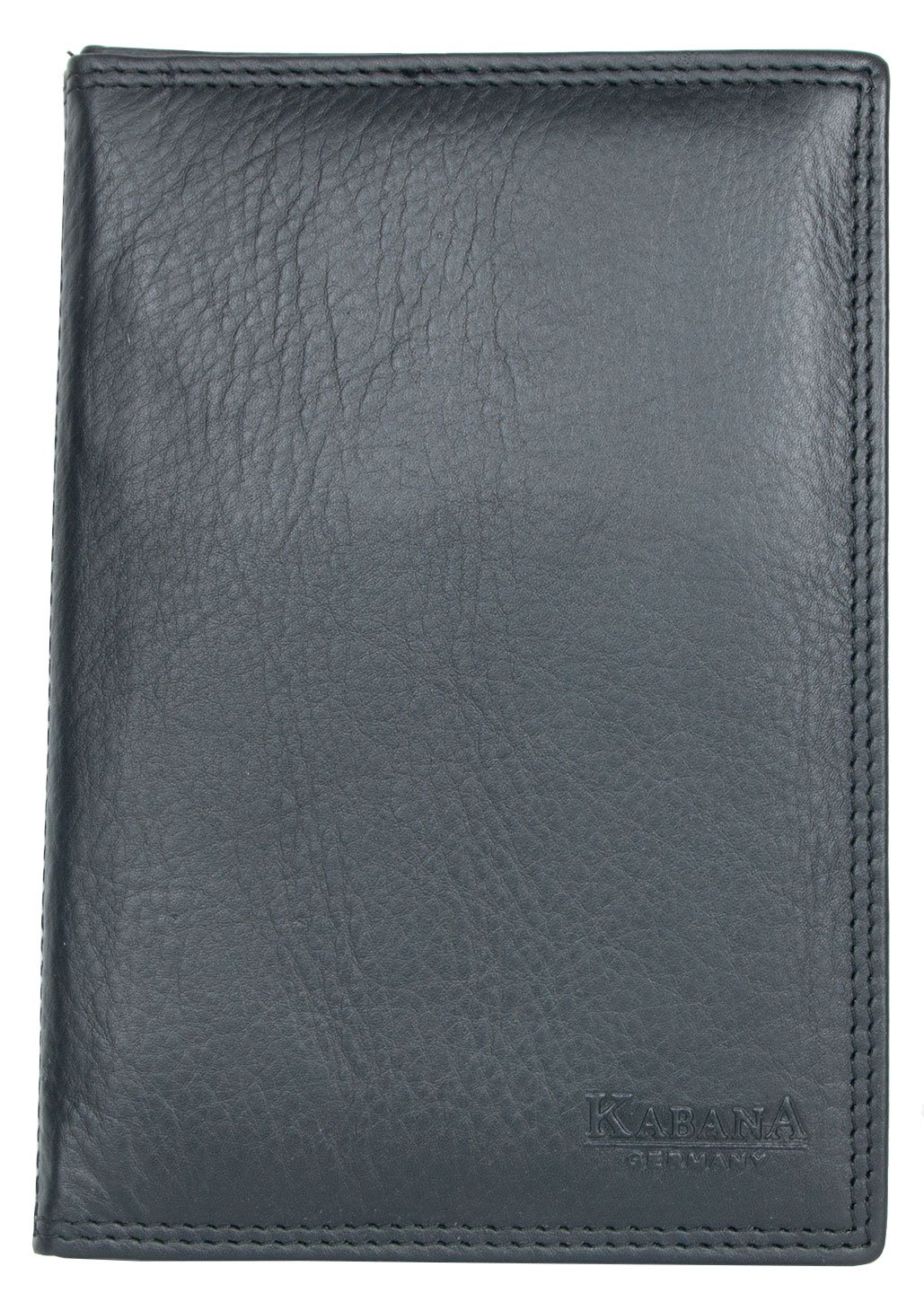Black Unisex Genuine Leather Passport Holder
