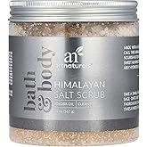 artnaturals Himalayan Body Scrub and Face Scrub - (20 Oz) - Deep Cellulite Cleansing Exfoliator with Sugar, Shea Butter, Exfoliating Himalayan - Natural Pink for Hand, Skin and Facial - Men and Women