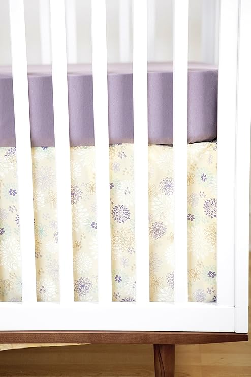 dark purple crib sheet