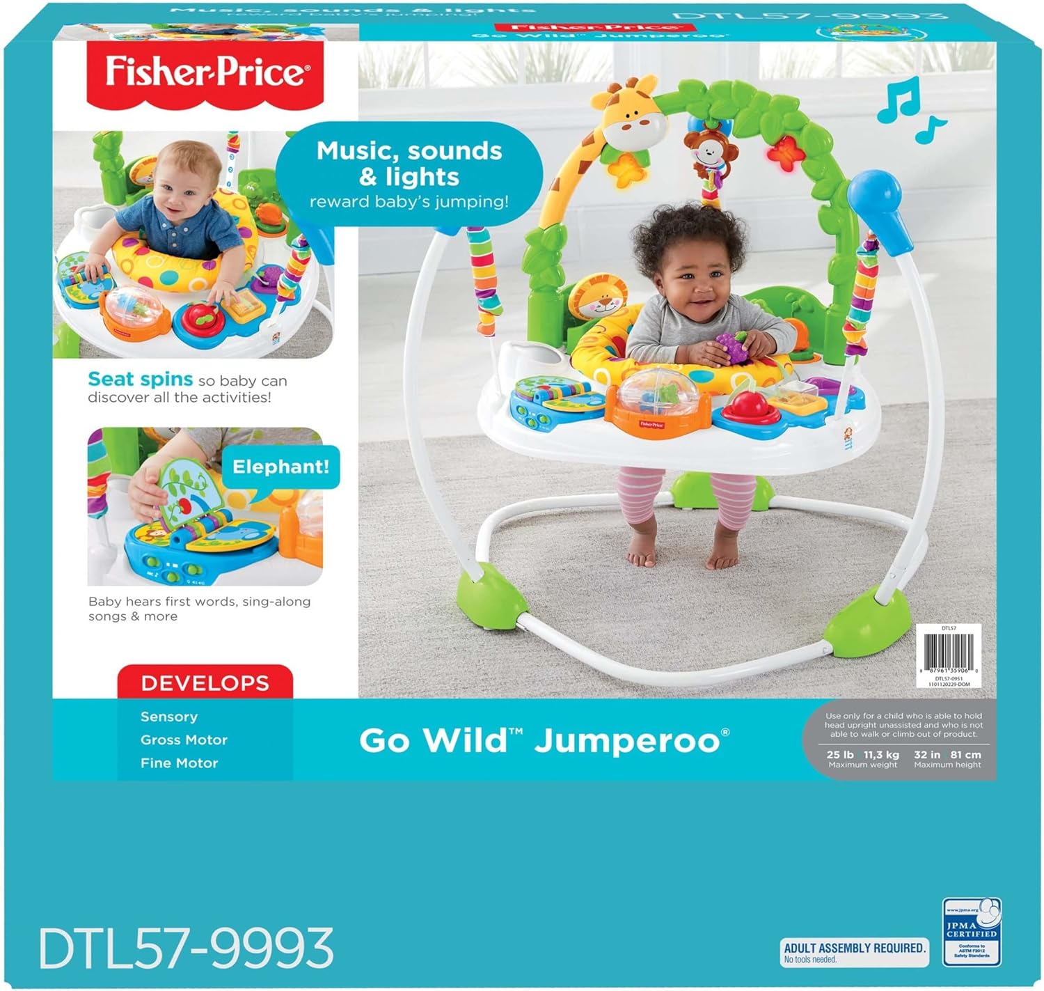 fisher price jumperoo go wild