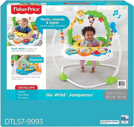 fisher price go wild jumperoo age