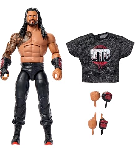 Amazon.com: WWE Roman Reigns Elite Collection Deluxe Action Figure