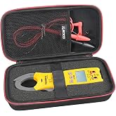 RLSOCO Case for Fieldpiece Compact HVACR Clamp Multimeter SC260 (Case Only) | Hard Travel Case with Protective Foam for SC260 Clamp Meter,Dustproof,Shockproof,Water-resistant Storage Bag with YKK Zipper
