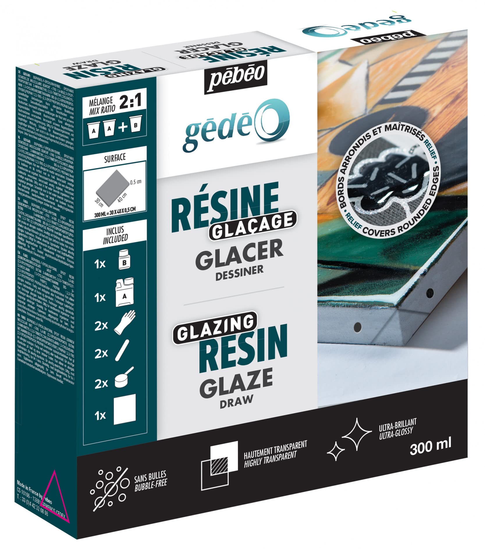 Gedeo 300 ml Glazing Resin, Transparent, 766171