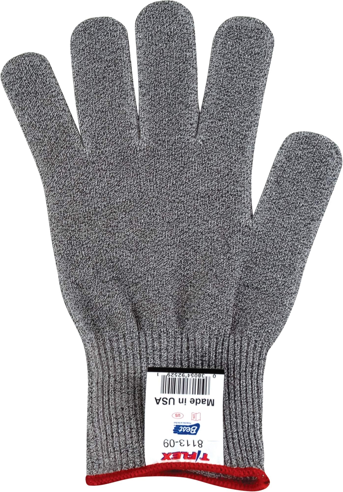 8113-10 Lgt Gray T-Flex Plus Dyneema Knit Seamless Cut Res. Gloves. (4 Each)
