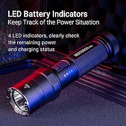NEXTORCH P83 LED Police Flashlight, High Lumens