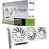 ASUS The SFF-Ready Prime GeForce RTX™ 5070 White OC Edition Graphics Card, NVIDIA (PCIe® 5.0, 12GB GDDR7, HDMI®/DP 2.1, 2.5-S