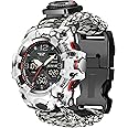 23-in-1 Survival Military Digital Watch, Mens Tactical Multi-Functional and Adjustable Wristband Outdoors Waterproof Sports Dual Dial Watches with Compass Paracord Band