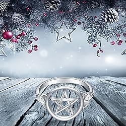DAOCHONG S927 Sterling Silver Pentagram Amulet