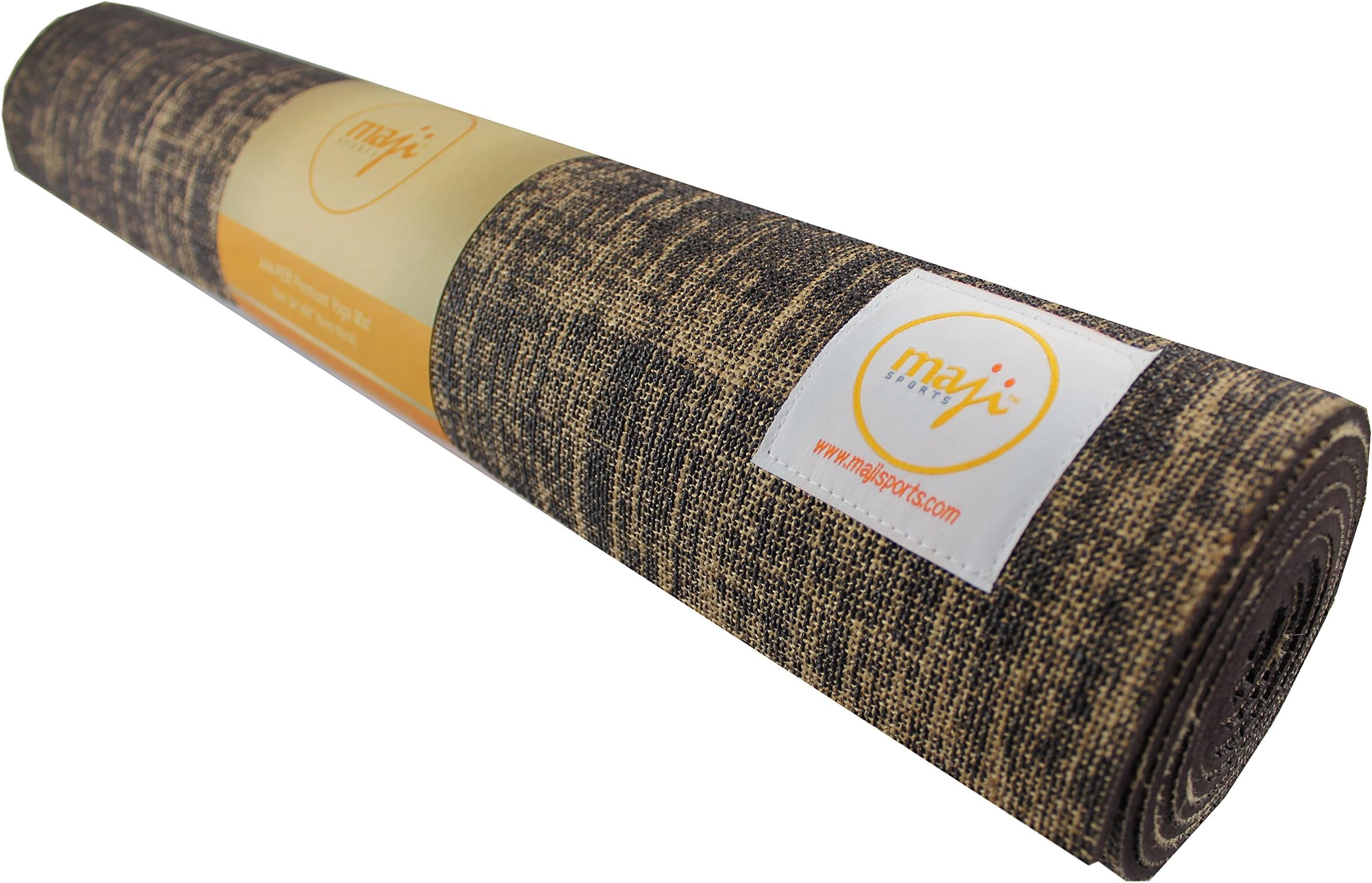Maji Sports Jute Yoga Mat, Brown, 24 x 68 x 4.5mm