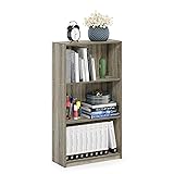 FURINNO Basic 3-Tier Bookcase Storage