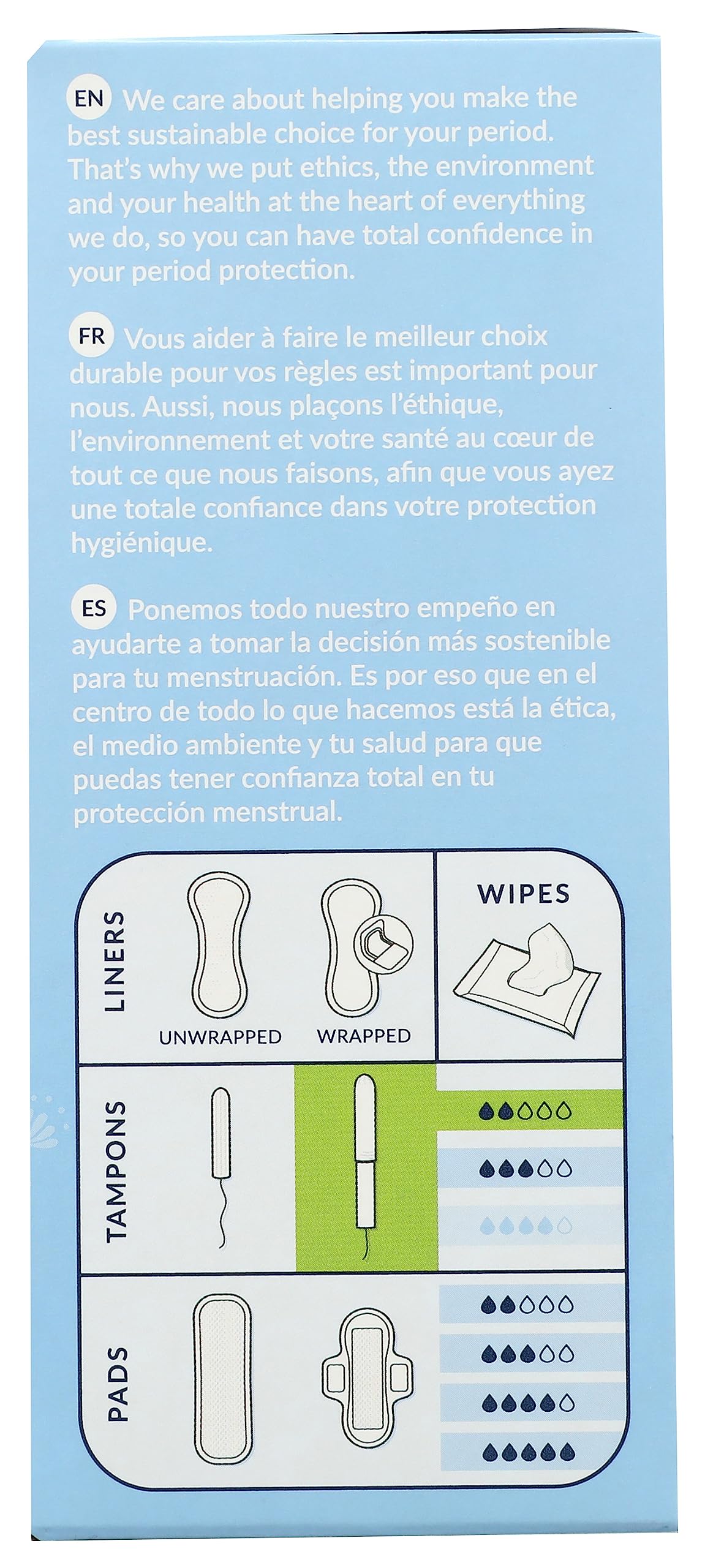 natracare Organic Cotton Regular Tampons with Cardboard Applicator, Plastic Free, Chlorine Free, Biodegradable 100% Cotton (1 Pack, 16 Tampons Total)