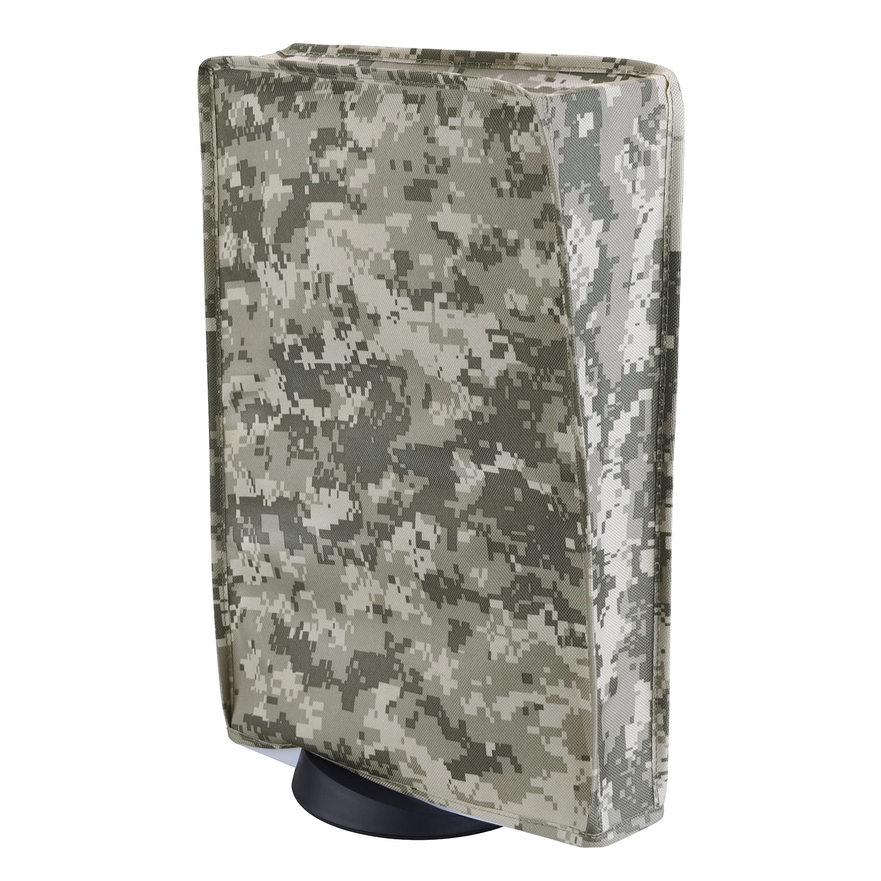 PlayVital Nylon Dust Cover for ps5, Soft Neat Lining Dust Guard for ps5 Console, Anti Scratch Waterproof Cover Sleeve for ps5 Digital Edition & Disc Edition - Digital Camouflage