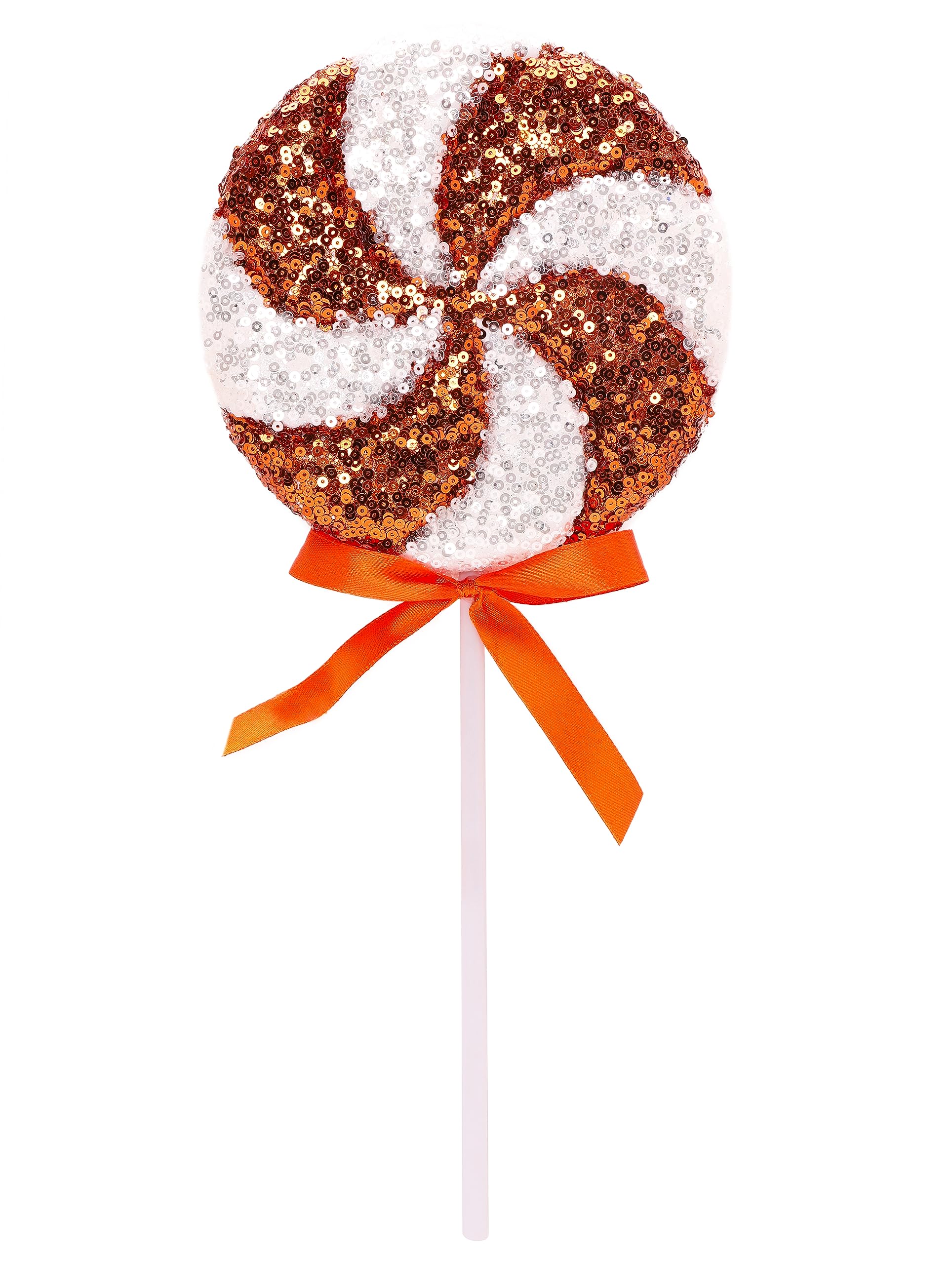 Christmas Concepts® 360mm (14,2") Giant Sparkly Sequin Lollipop Christmas Decoration – Christmas Tree Ornaments – Copper
