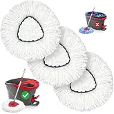 TidyBliss Spin Mop Replace Head 3 Pack Spin Mop Replacement Head for O-Cedaar EasyWring 1 Tank System