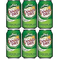 Canada Dry Ginger Ale, 12oz Cans, Pack of 6