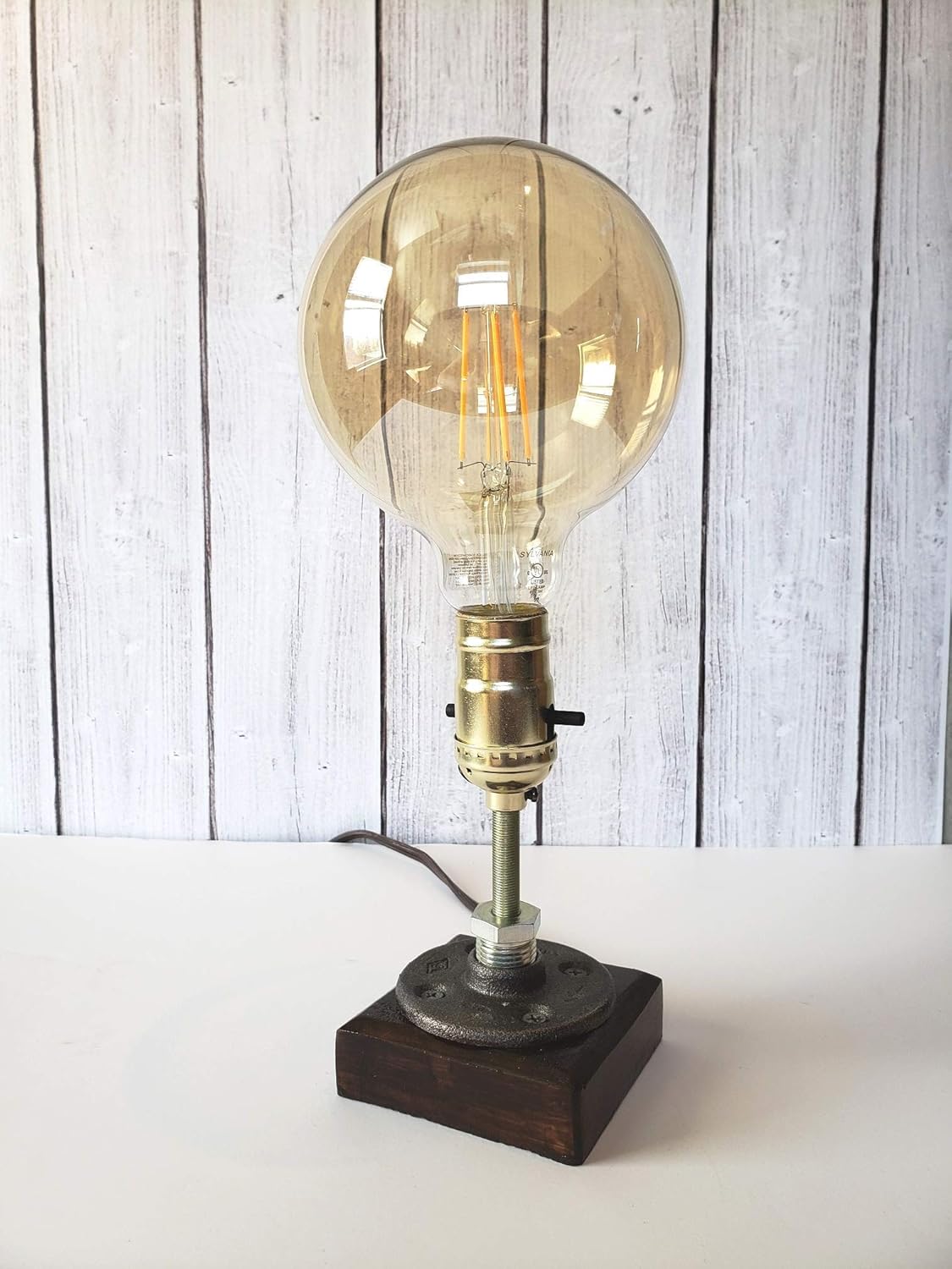 large globe table lamp