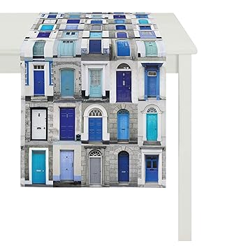 APELT 3046_48x140_10 APELT Tischläufer '3046 Tür an Tür', circa 48 x 140 cm, Farbe 10