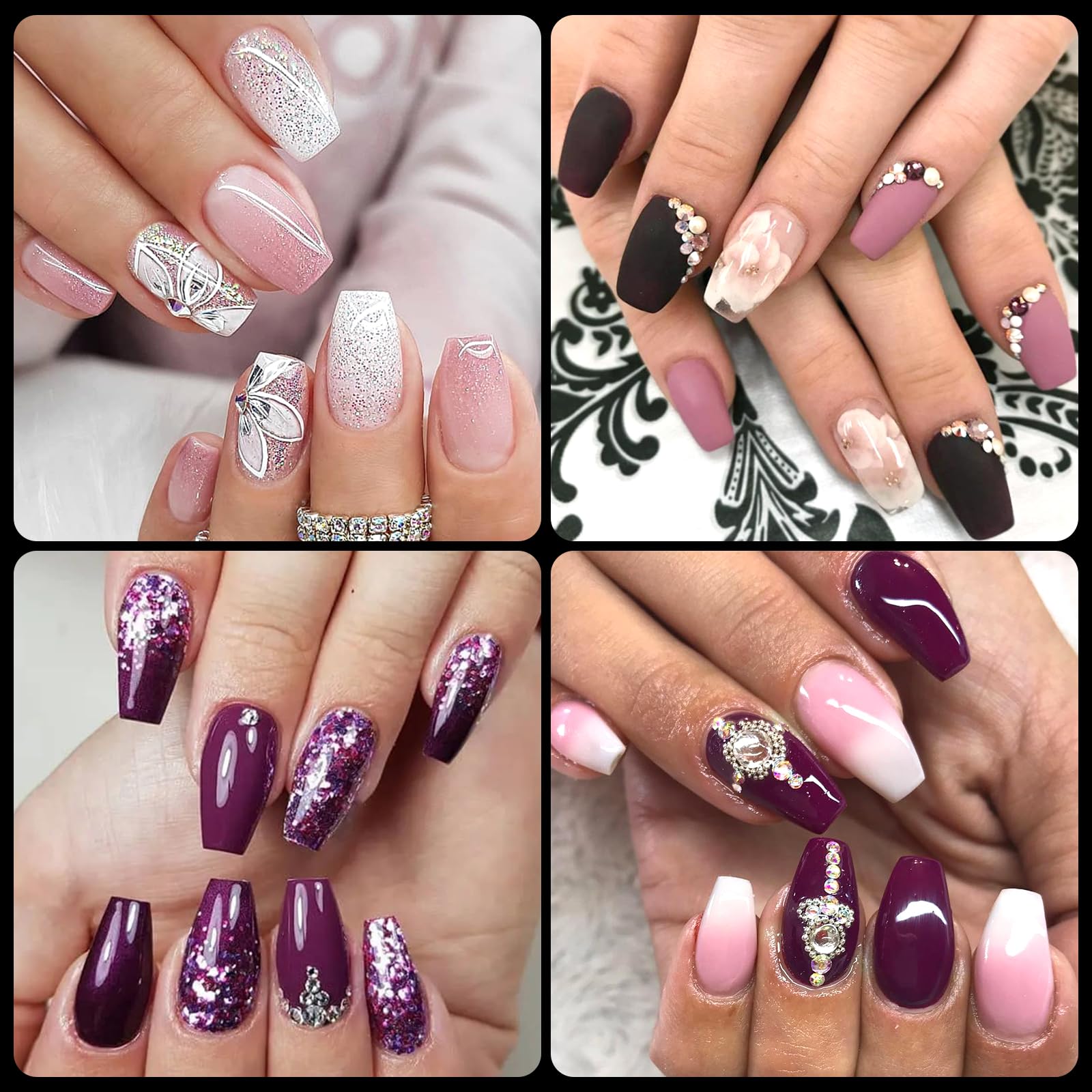 AddFavor 600pcs Coffin Nail Tips, Medium Coffin Soft x Gel Nail Tips Clear Fake Nails Ballerina Full Cover Acrylic Nails Tips for Extension Nail Manicure Salon Home DIY - Image 7