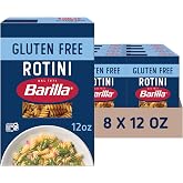 Barilla Gluten Free Rotini Pasta, Non-GMO , 12oz. (8PK) | Certified Gluten Free Pasta made of delicious blend of rice and cor
