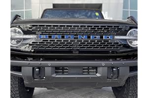 TUFSKINZ Grille Letter Overlays - Compatible with 2021-2026 Bronco