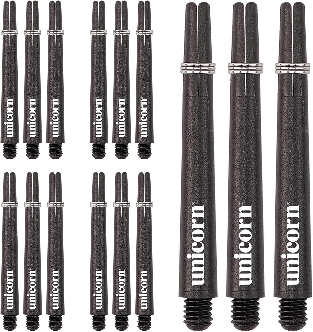 Unicorn Gripper 3 Value Pack Dart Shafts Nylon Black 34.4 mm Short