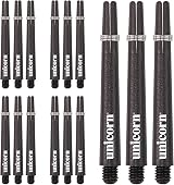 Unicorn Gripper 3 Value Pack Dart Shafts Nylon Black 34.4 mm Short