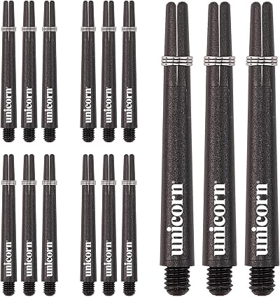 Unicorn Gripper 3 Value Pack Dart Shafts Nylon Black 34.4 mm Short