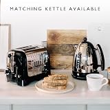 Dualit 2 Slice Lite Toaster Polished Black 36mm Slots Bagel Defrost view 7