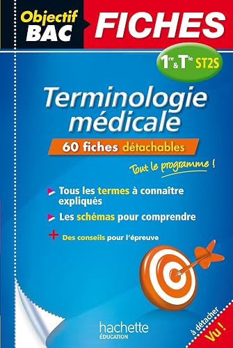 Download Objectif Bac Fiches Détachables Terminologie médicale 1ère et Term ST2S PDF