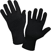 Rothco Wool Glove Liner, Black, Medium