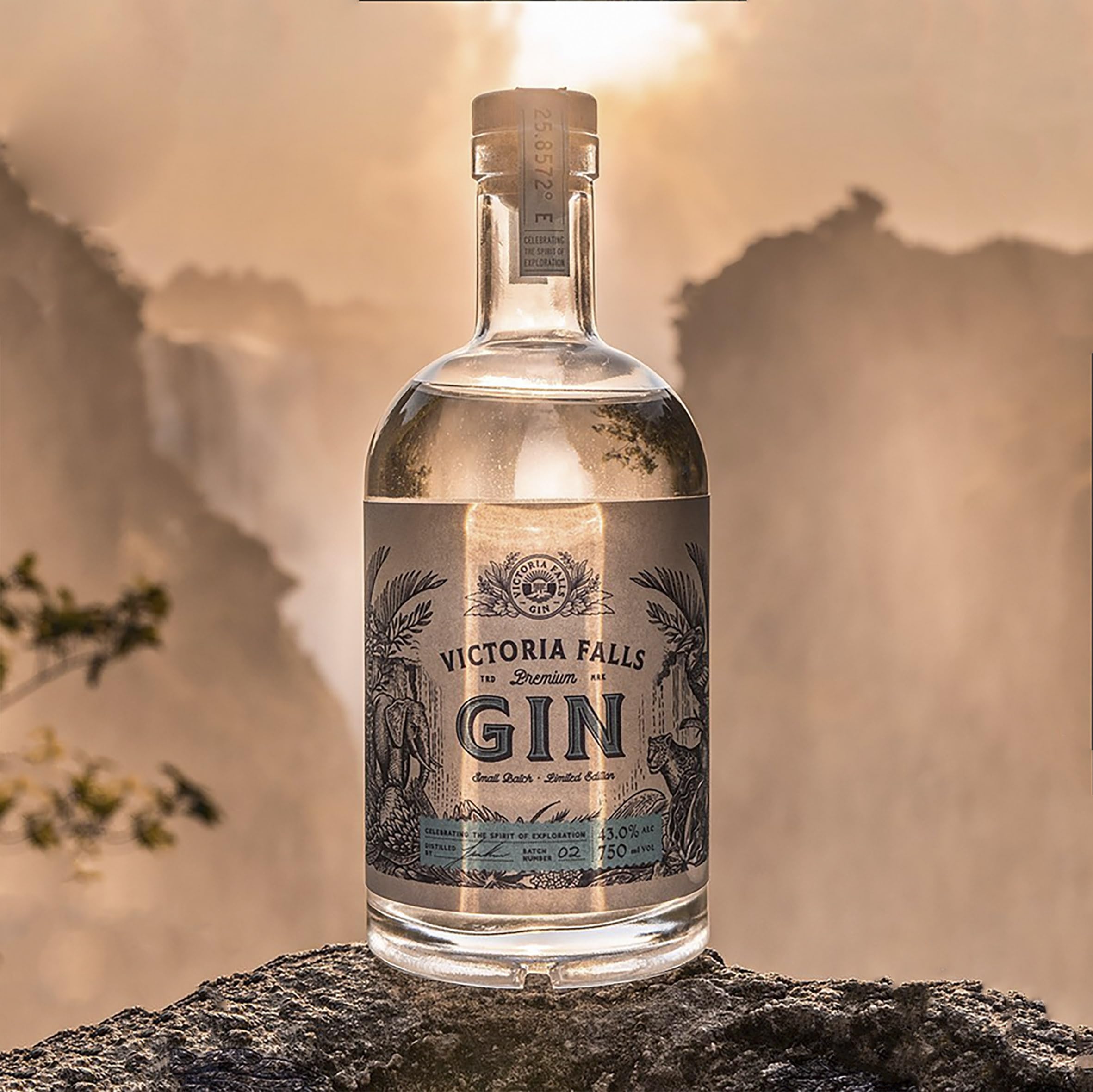 Victoria Falls Gin - 43% - 700ml | Original Premium Gin aus Simbabwe | Afrikanischer Gin | Frucht, blumig und würzig 8