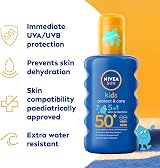 NIVEA Sun Kids Protect & Care SPF 50+ Coloured Spray 200ml - Protects Delicate view 5