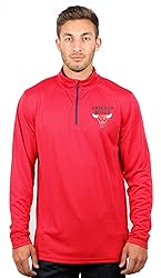 Ultra Game NBA Men's Quarter Zip Long Sleeve