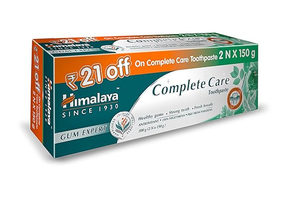 Himalaya Complete Care Toothpaste-150 g (Pack of 2, Rupees 21 off)