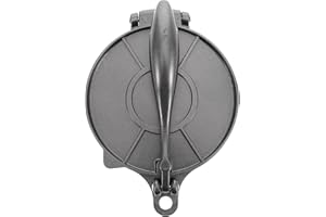 Gatuida 5cm Black Aluminum Alloy Tortilla Press Tool for Dough Pressing Manual Tortilla Maker for Homemade