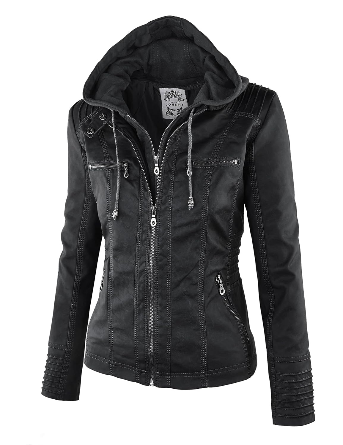Faux Leather Jacket Womens Black Jacket To