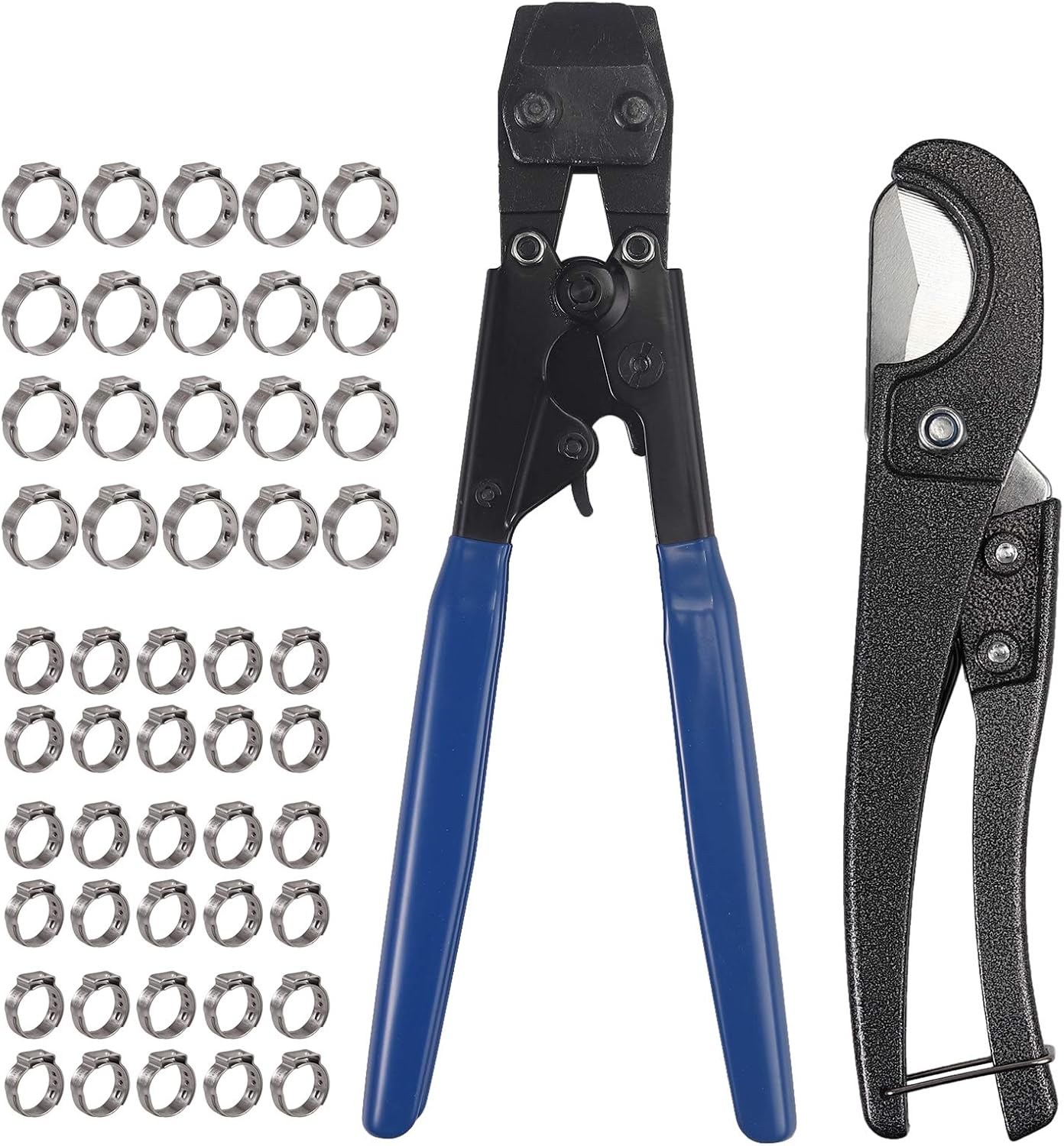 PEX Cinch Tool Ear Hose Clamps Crimping Tool for 3/8″ 1″Stainless