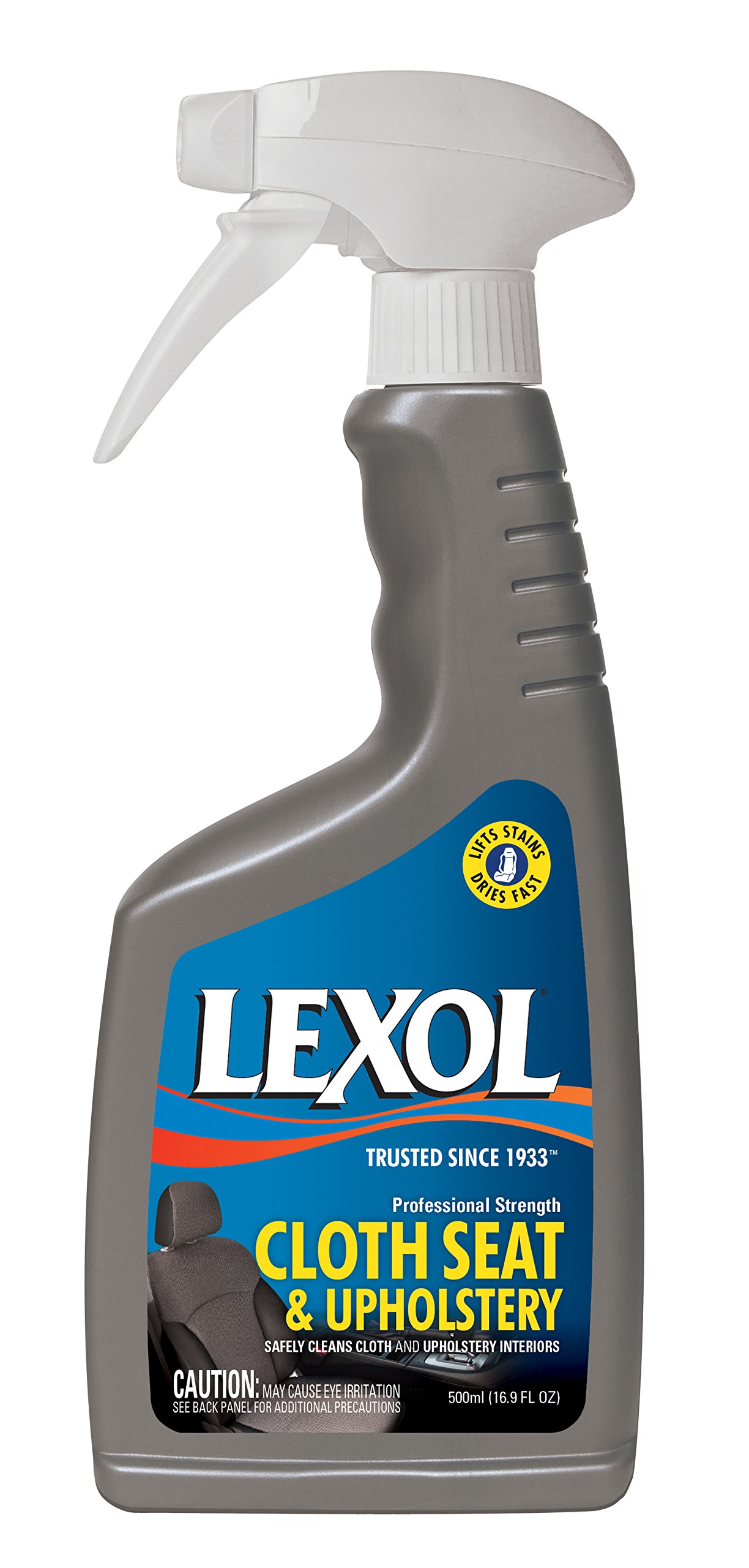 Lexol E300883000 Auto Interior Cloth Seat and Upholstery Cleaner, 16.9