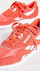Reebok Women's Classic Nylon Sneaker, semi Orange