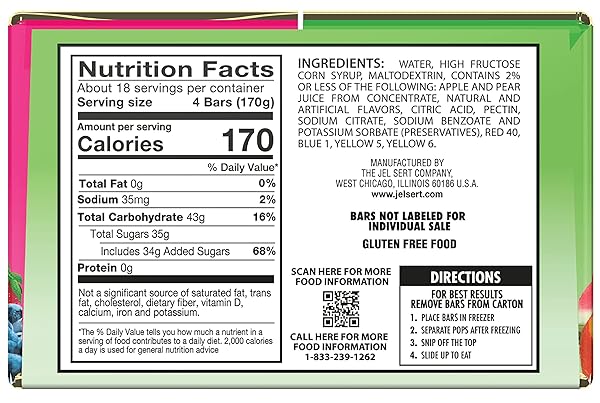 WYLER’S ITALIAN ICES, ORIGINAL AND BERRIES & CHERRIES VARIETY PACK, 1.5 OZ FREEZER BARS, 70 COUNT