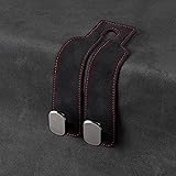 Amelity Headrest Hooks for Car, Black Car Seat Back